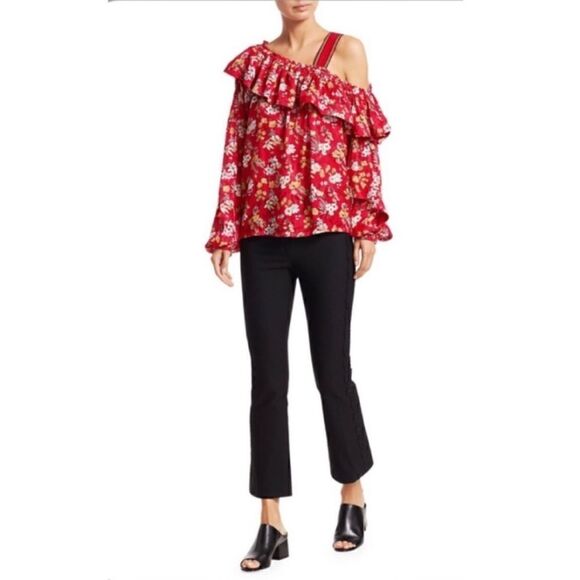 Derek Lam 10 Crosby Floral Silk Blouse - Picture 2 of 10